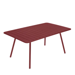 Table de jardin 165 X 100 cm LUXEMBOURG, piment