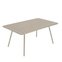 Table de jardin 165 X 100 cm LUXEMBOURG, muscade