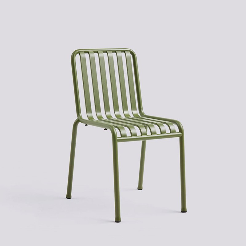 Chaise extérieure empilable PALISSADE, vert olive