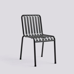 Chaise extérieure empilable PALISSADE, anthracite