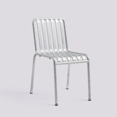 Chaise extérieure empilable PALISSADE, acier galvanisé