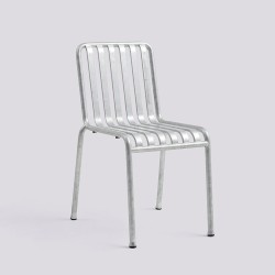 Chaise extérieure empilable PALISSADE, acier galvanisé