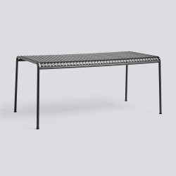 Table rectangulaire 170x90 cm PALISSADE, anthracite