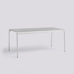 Table rectangulaire 170x90 cm PALISSADE, acier galvanisé