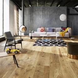 Parquet contrecollé chêne 16X145 mm, GRANGE, campagne, huilé natura