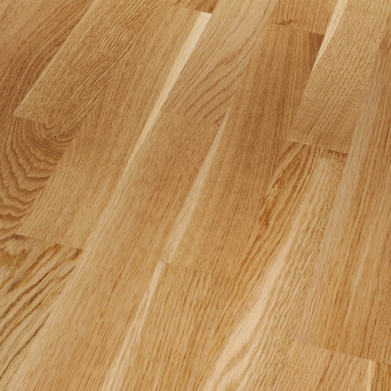 Parquet contrecollé chêne 3 Frises 13,5 X 190 mm, premier, vernis mat
