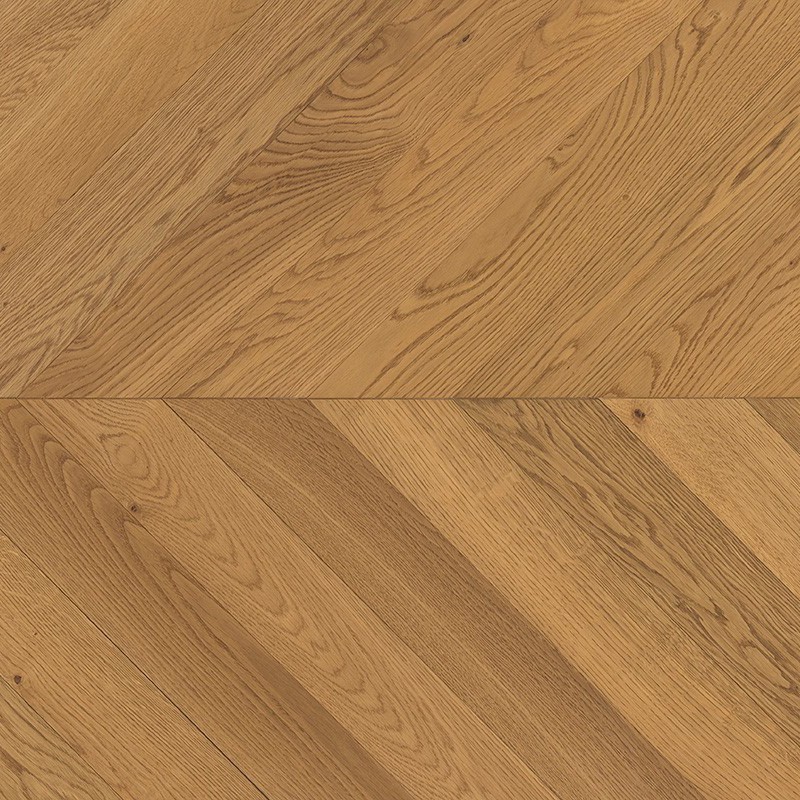Parquet contrecollé chêne huilé 15 x 190 mm, RAVELLO CHEVRON Natural Smoked RAV CH-873