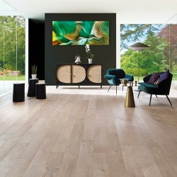 Parquet contrecollé chêne 12X180 mm, IRIS, rustique/campagne, huilé natura, scié