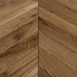 Parquet contrecollé chêne Point de Hongrie 12X90 mm, HAUSSMANN, rustique/campagne, vernis satiné, vieilli DP00810