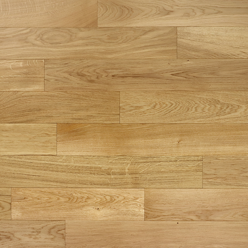 Parquet contrecollé chêne 12X90 mm, premier, huilé natura, brossé