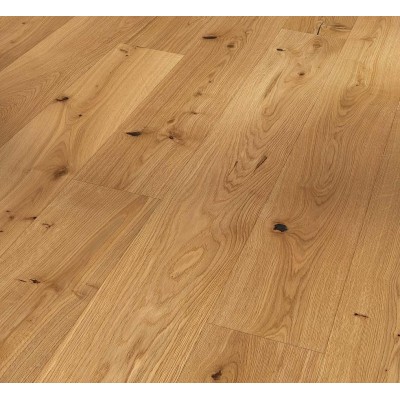 Parquet chêne massif 14X130 mm, rustique, huilé natura