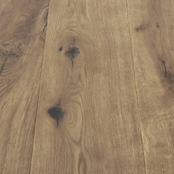 Parquet contrecollé chêne 14X190 mm, APENNINES, rustique/campagne, fumé, huilé gris