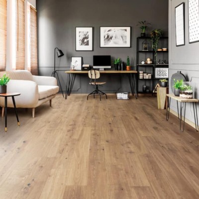 Parquet contrecollé chêne 14X190 mm, APENNINES, rustique/campagne, fumé, huilé gris