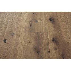 Parquet contrecollé chêne 14X190 mm, APENNINES, rustique/campagne, fumé, huilé gris