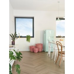 Parquet contrecollé chêne huilé 14 x 90 mm, PORTOFINO CHEVRON