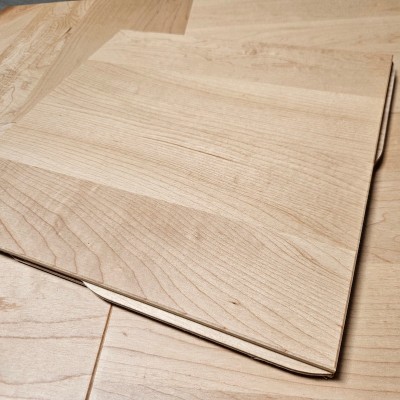 LOT DE 3,36 M² PARQUET CONTRECOLLÉ ERABLE 290 X 290 MM BRUT, STP WOODFLOORING STP0005