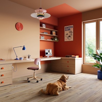 Lame PVC Parquetvinyl, 6 x 180 mm, ARNO Vanilla IB-624