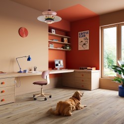 Lame PVC Parquetvinyl, 6 x 180 mm, ARNO Vanilla IB-624