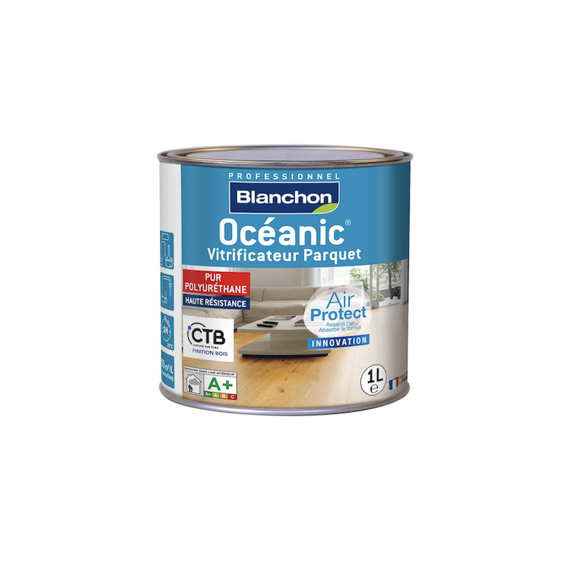 Vitrificateur parquet Océanic - 1 litre Bois Brut