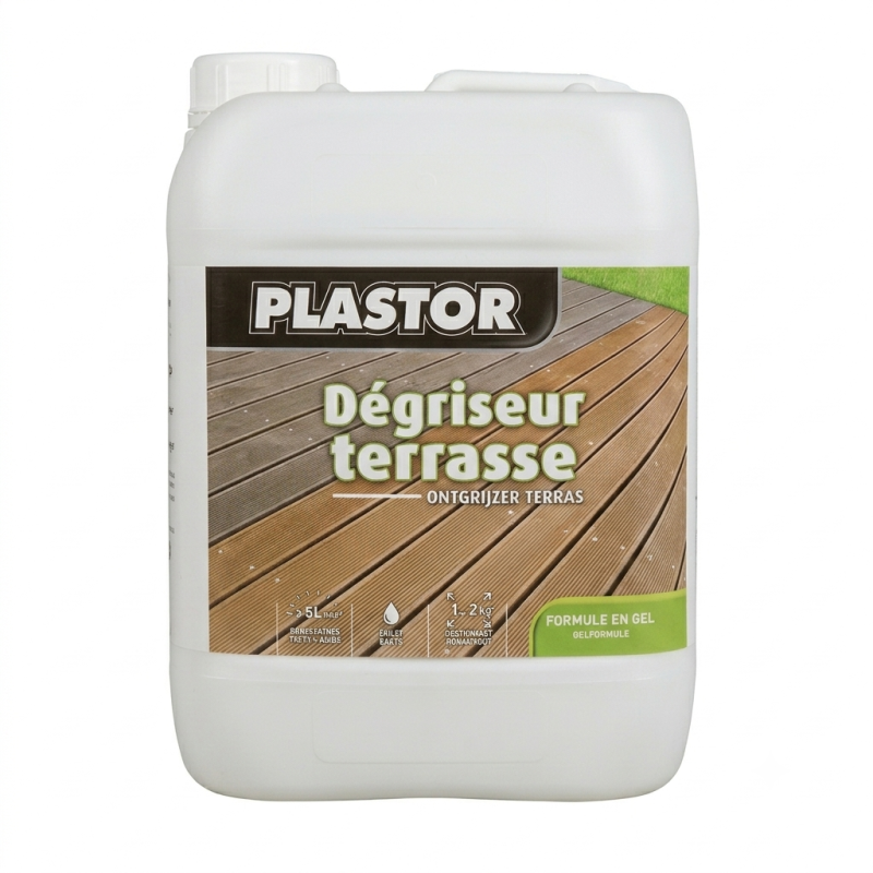 Dégriseur PLASTOR préparation terrasse - 5 litres